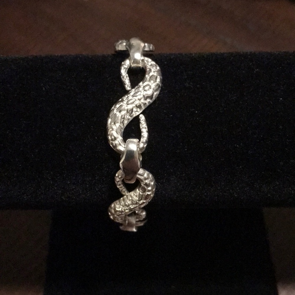 ‼️LAST DAY‼️🥳HP! 925 Sterling Silver Snake Bracelet - Picture 6 of 8